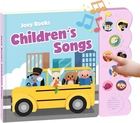Children's Songs, Press and Play Song Book Nursery Rhymes, Button and Sound