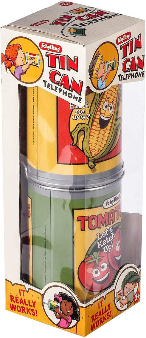 Communication Classic Tin Can Telephone - Fun Toy