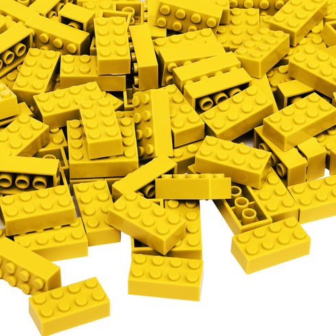 Classic Building Bricks - 100 Piece 2x4 Building Blocks STEM Creative Toys Compatible with Major Brands