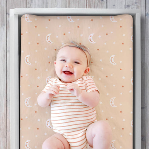 Set 3 The Peanutshell Baby Girl or Boy Changing Pad Covers of - Ultra Soft Pad Cover - Fits Standard Changing Table