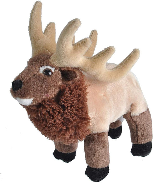 Wild Republic Cuddlekins Elk Plush, Stuffed Animal, 8 Inches - Gifts for Kids