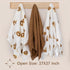 6-Pack (27" 27") 3-Layer Maliton Muslin Swaddle Blankets for Newborn, Breathable Receiving Blanket x Soft Baby Blankets