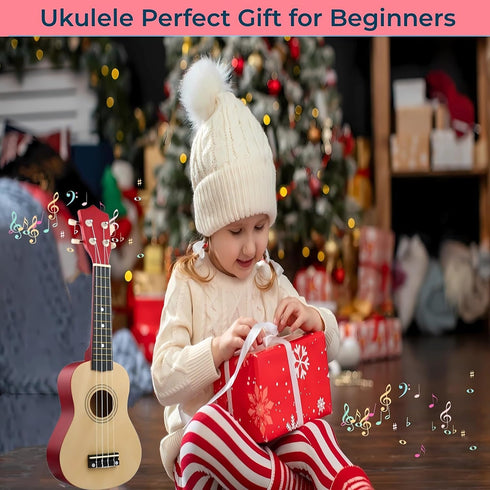 21 Inch 3-9 Wooden Kids Toddler Child Children Acoustic Guitar Musical Instruments Ideal for Year Old Boys Girls Gifts