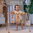0-3 3-6 TUMAMA Baby Activity Arch with Bear Spiral Toy, Clips Adjustable and Detachable Sensory Stimulating Hanging