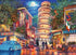 500 Ravensburger - Evening in Pisa - Piece Jigsaw Puzzle - Stunning, Vivid Imagery of Breathtaking Pisa's Leaning Tower