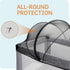 BEBONO Pack 2-Way Mosquito Net for N Play, Keep Cats Out, Netting Cover with Zipper for Playpen, Foldable with Storage