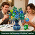 Set, 1309 12+ PLAXSOON Flowers Building Gift for Mothday Day Flower Bouquet Botanical Collection Building Block Kit