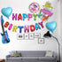 WedFeir Set, 7 Pack 80's 90's Inflatable Rock Star Toy Inflatable Boom Box Mobile Phone Guitar Bass Party Props