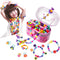 BIRANCO Pop Beads Jewelry Making Kit - Arts and Crafts for Girls 3-7 Years Old, 520 pcs Creative DIY Set
