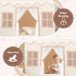 Kids Play Tent Indoor: with Mat, Tassel Garland, Star Lights - Girl Tent Indoor Playhouse for Kids Toys for Boy Girl
