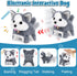 22Pcs Playset 3 4 5 6+ Dog Toys for Kids Vet Doctor Kit,Walking Barking Electronic Interactive Husky Dog