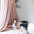 Tummy 39.3"Pink Soft Cotton Baby Play Mat Nursery Rug Infants Floor Princess Time Mat Thin Cushion Crawling Carpet