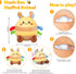 HonicWang 6-12 18 3-18, Tummy 1 2 3 Baby Toys Months, Musical Crawling Baby Plush Toys for Singing Recording Repeats
