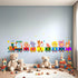 Cute Animal Train Wall Decals for Kids' Rooms - Perfect for Nurseries and Playrooms