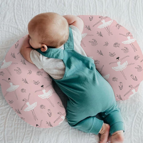 Pink Dancer Ballet Girls Baby Nursing Pillow Covers Ballets Dancing Sport Nursery Feeding Pillowcase for Breastfeeding