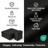 Hengme 4 30" 30" 44" Dustproof Cover for Jeep Wagon Stroller, Waterproof Quad Stroller Wagon Covers for Jeep Wrangler