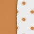 Set 2p Sweet Jojo Designs Orange and White Vintage Boho Sun Boy Girl Unisex/Gender Neutral Baby Bassinet Sheets Fitted