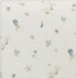 100% 28" 52" Crane Baby Cotton Under The Sea Fitted Crib Sheet with Jellyfish Design, Neutral Crib Sheets, Fitted