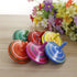 6 Pcs Set of Handmade Painted Wood Spinning Tops, Educational Toys for Kindergarten
