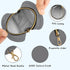 Lxqimora Rock Gray Print Pacifier Case for Travel Clip-On Pacifier Holder Baby Pacifier Pod for Stroller Diaper Bag