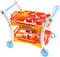 PowerTRC Tea Set Toy for Little Girls, Tea Trolley Cart w/ Tea