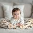 Wicbfdfv Thanksgiving Mallard Duck Maple Leaves Stripe Nursing Pillow Cover Ultra-Soft Comfortable for Baby Girls Boys