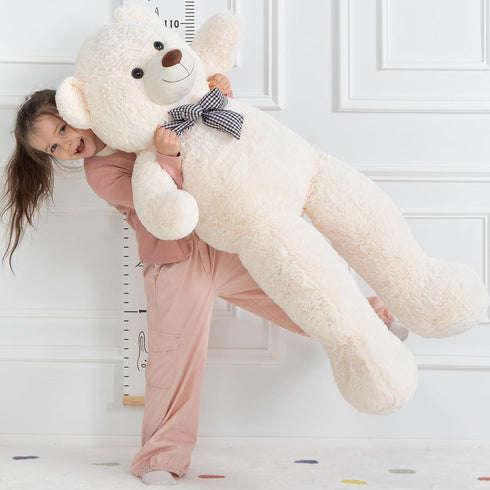 MaoGoLan Giant Teddy Bear - 4 Feet Stuffed Animal for Baby Shower, Life Size Large Teddy for Girlfriend, Boyfriend,