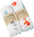 POMISO Muslin Swaddle Blankets for Boys & Girls, Newborn Receiving Blankets, Soft