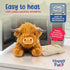 1.5 lb Cozy Highland Cow Microwavable Stuffed Animal Unscented Heating Pad Plush, Soft Cute Cow Toy for Relaxation