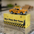 NYC Yellow Cab Taxi Toy with Pullback Action, Die Cast New York City Taxi (No Sound)