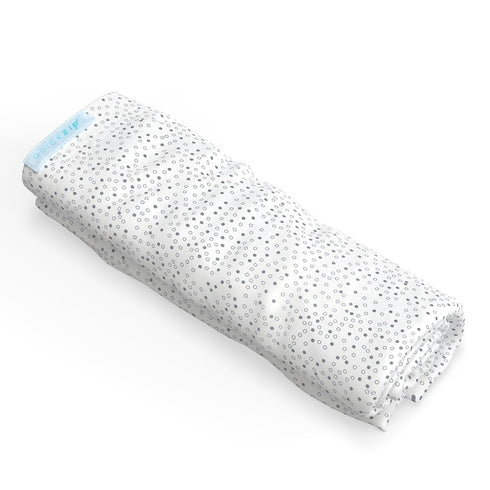 QuickZip Crib Extra Zip-On Sheet (SecureFit Wraparound Base Not Included) - Faster,