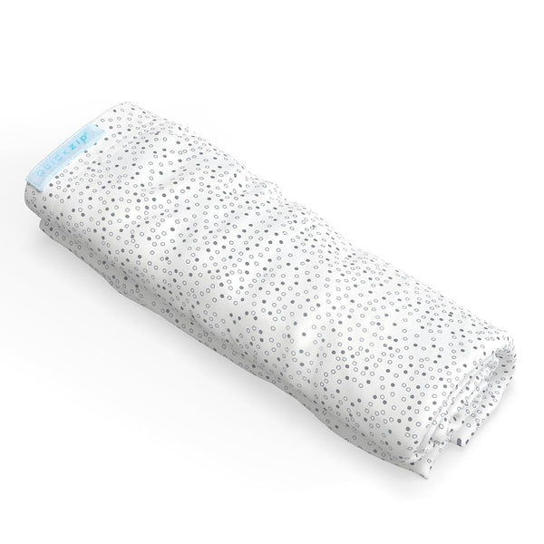 QuickZip Crib Extra Zip-On Sheet (SecureFit Wraparound Base Not Included) - Faster,