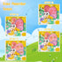Wooden Toddler Puzzles, Funsland Peg Puzzles Gifts, Eco-Friendly Animal Patterns Jigsaw for 1-3 Years Old