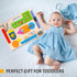 1 2 3 Montessori Busy Board for Toddlers, Wooden Sensory Toys, Preschool Learning Activities for Fine Motor Skills