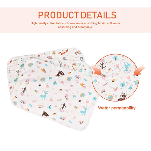 TOYANDONA Baby Diaper Changing Pad 3pcs, Infant Urinal Mats Urinal Bed Pad Changing Diaper Mat for Newborn