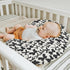 Black Bows Baby Nursing Pillow Covers for Girl Boy Valentine Bows Nursery Feeding Pillowcase for Breastfeeding Pillows