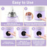 Tilcare 17oz 12H Portable Bottle Warmer for Travel - Baby Bottle Milk Warmer, Fast Heat Travel Bottle Warmer