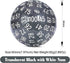 100 Sided Dice Set: Translucent Black DND D100 Die with Pouch