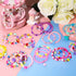 PinkSheep Toddler Bracelets for Girls Jewelry: 36 Pcs Bluk Little Girl Bracelets, Cute Toddler Bracelets for Girls 2 3 4 5 6 7 Years Old - Princess Bracelets for Teen Girls - Play Jewelry Gift