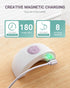 1 Pack comfyer Heated Wearable Breast Pump, Industry-Leading Heating Tech, Innovative Magnetic Charging Cable, App