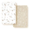 GRSSDER Stretch Ultra Soft Jersey Knit Fitted Pack n Play Sheets Set