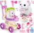 G.C Cat Toys for Kids Girls, Electronic Interactive Stuffed Cat Walk Meow