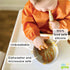 Easy Scoop & Hold Bowl Set - Silicone Bowls for Babies, Toddlers, Kids, Set of 2 Bowls | 6 mo+ | Dishwasher and