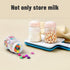 6pcs 6oz Phanpy Breast Milk Storage Bottles with Handwriting Stickers, Breastmilk Storage Containers for Fridge, Wide