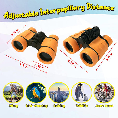 ESSENSON Summer 4-8 Kids Explorer Kit - Adventure Kit for Kids, Outdoor Explorer Kit with Binoculars, Outdoor Toys