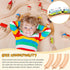 Pack 16 Pack Liliful of Wooden Train Tracks Expansion Male-Male Female-Female Train Track for Most Wooden Railway