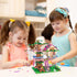 Set 504 6-12 Years7652 HSANHE Tree House Building Compatible with Friends, PCS Forest House Building Kit Birthday Gift