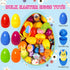 300pcs Bulk Prefilled Easter Eggs with Toys, Filled Easter Eggs for Kids, Stuffed Easter Eggs with Toys for Easter