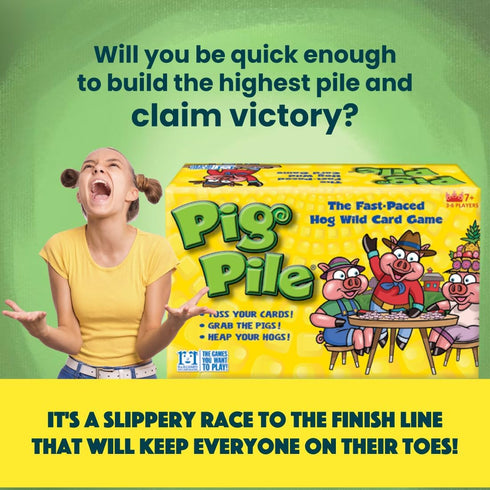 R&R Games Pig Pile Kid’s Card Game
