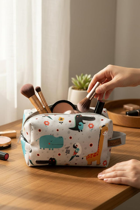 HAMUR HOME Reusable Wet Dry Bag Water-Repellent Travel Organizer with Protective Inner Lining for Baby Diapers